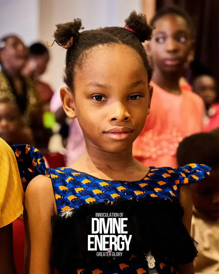 Young girl at a children ministry service